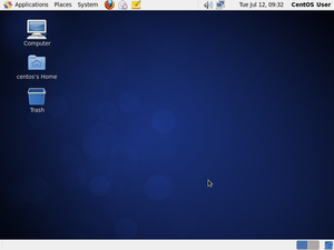 CentOS 6.0's default GNOME desktop