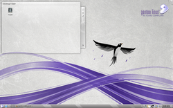 The desktop as provided by Gentoo Linux LiveDVD, release 10.1