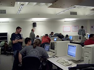 Installfest hosted by the Rutgers University Student Linux Users' Group.
