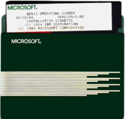 IBM/Microsoft Xenix 1.00 on 5?-inch floppy disk